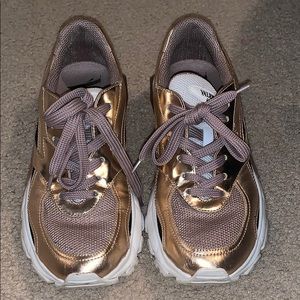 Valentino metallic bounce sneakers